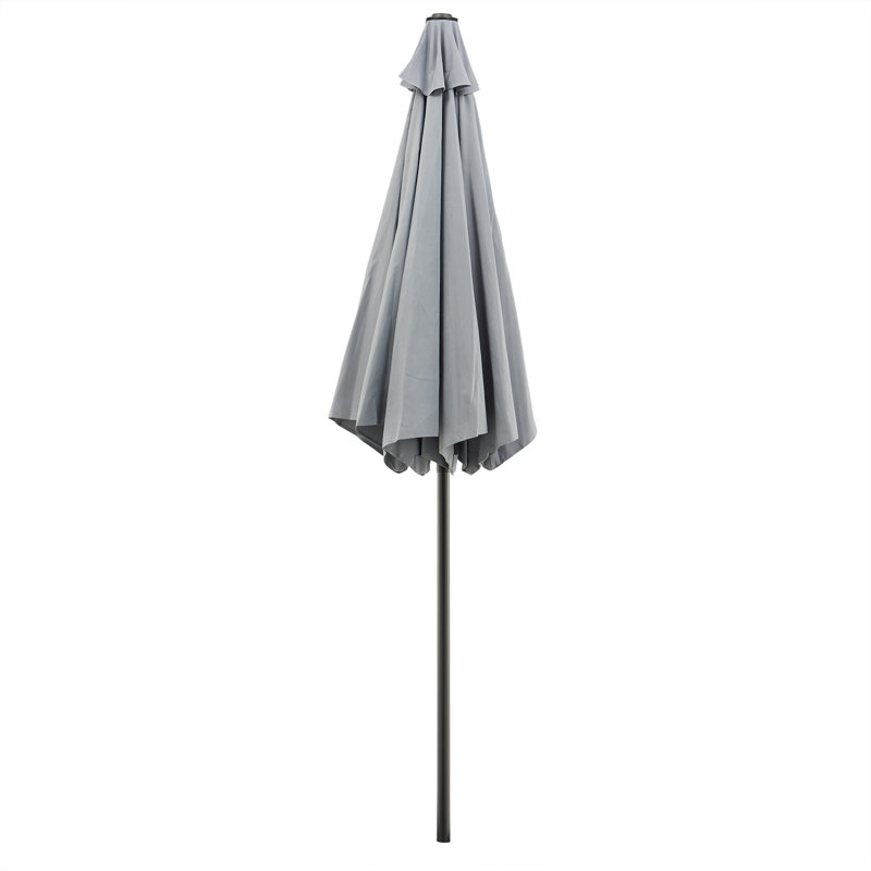Parasol de marché 9 pi Hapeville, Gris