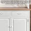 Armoire de rangement multifonctionnelle French Vintage Country