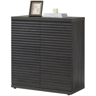 Buffet 30,9 po avec tablettes et portes réglables Cesiro