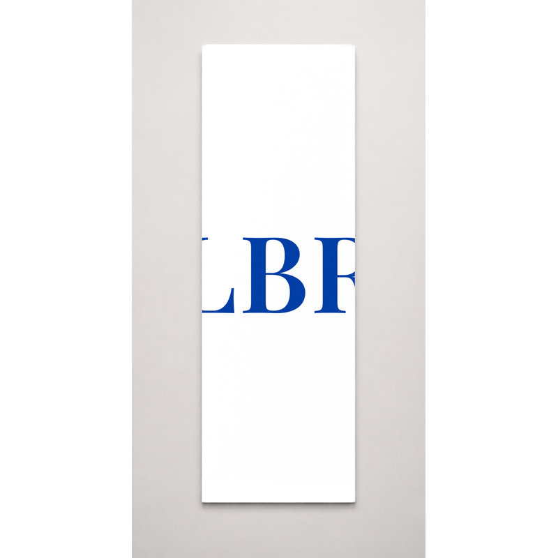 «Liberia World Flag Luxury Diamond Monogram» - rouge, blanc, bleu, art mural sur toile, H 30 po x l 10 po