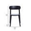 Chaise d'appoint empilable Bryany-186923984