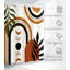 Rideau de douche imperméable Boho Modern pour salle de bain - Design décoratif élégant, tissu en polyester à séchage rapide, pour baignoire standard