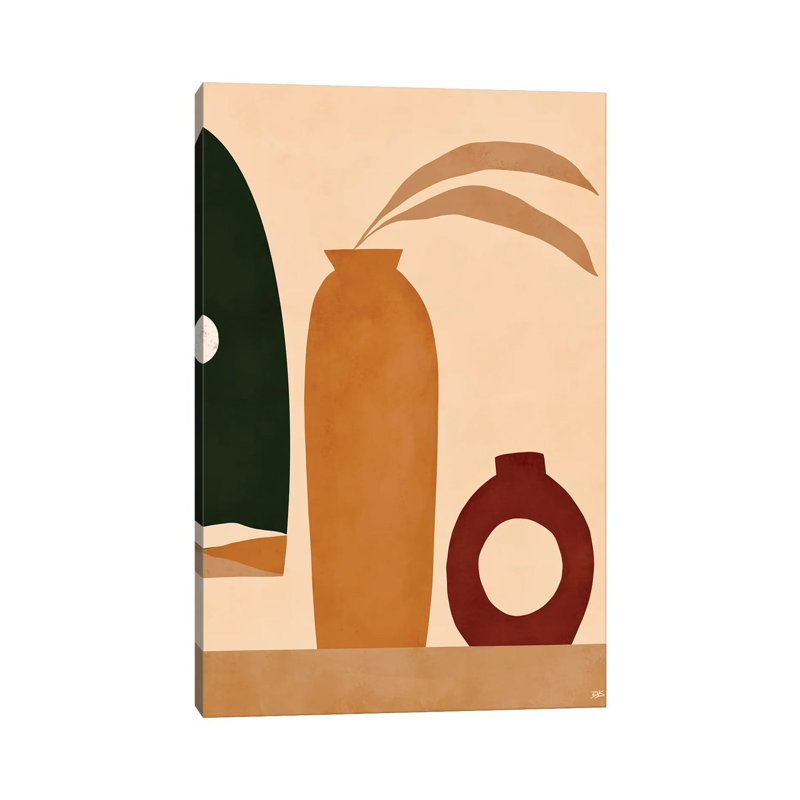 «Ochre II» par Bria Nicole, reproduction d'art sur toile tendue, H 60 po x l 40po x P 1,5 po