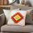 Cotton Geometric Throw Pillow