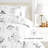 Down Alternative Magnolia Grey Patterned Comforter Set-1333801406