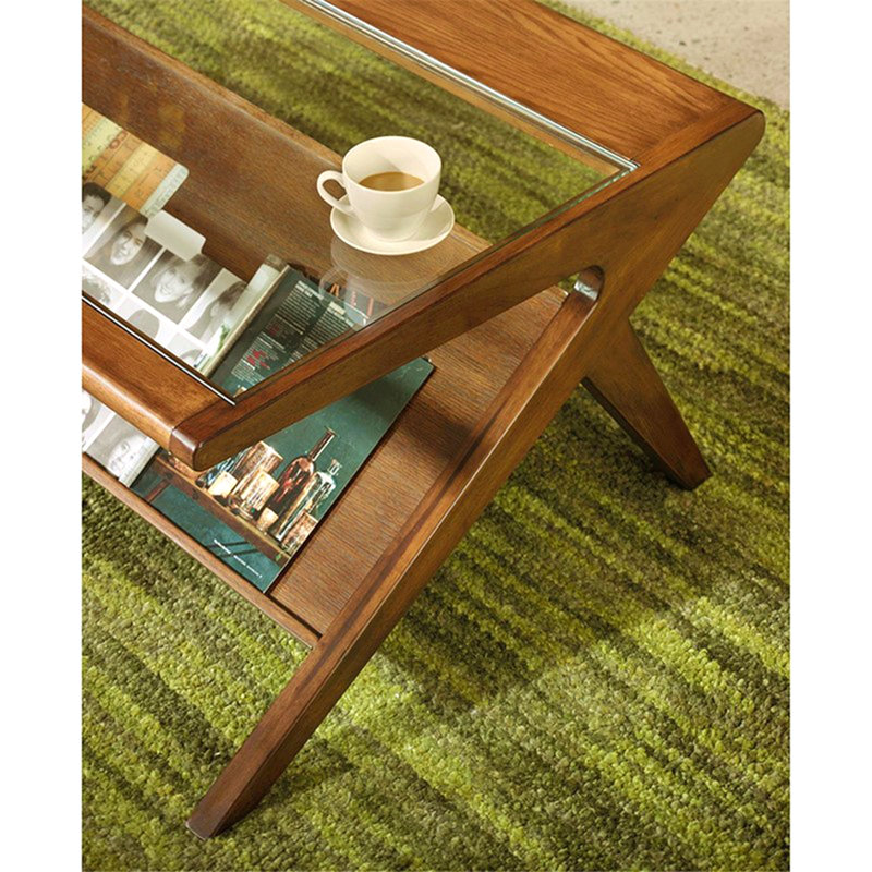 Coffee Table  W/Tempered Glass