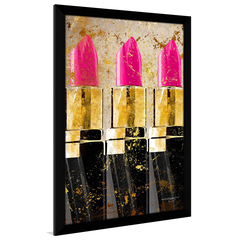 « rose des lèvres », impression encadrée, H 51,5 po x l 35,5 po x P 0,75 po