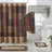 Carmella Cotton Blend Patchwork Shower Curtain
