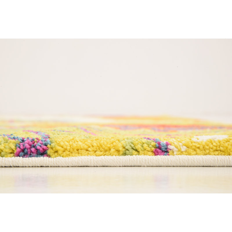 Lorene Floral Indoor Rug, Rectangle 4' x 6'