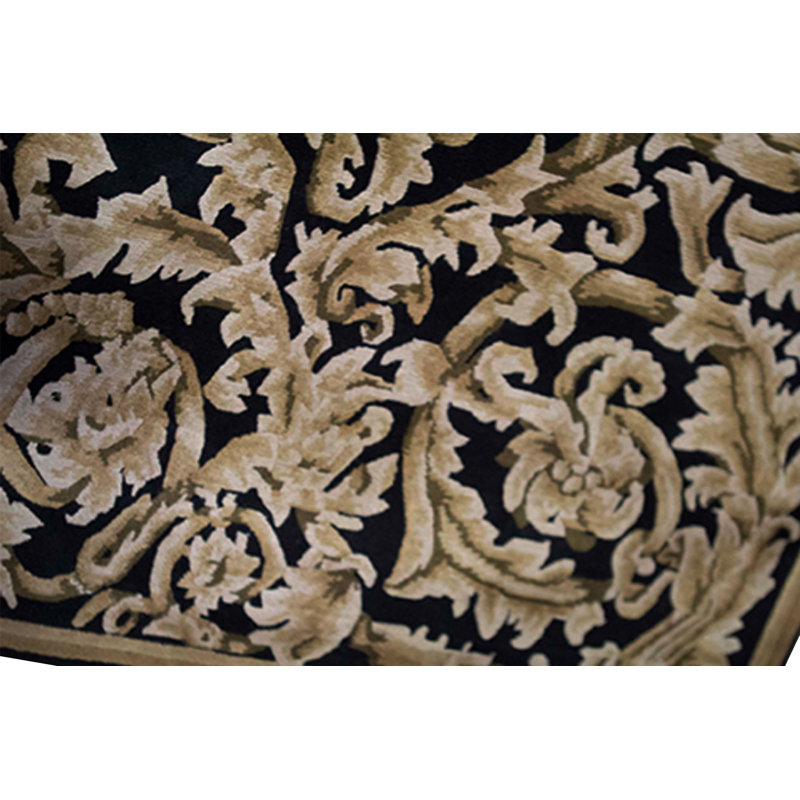 Wool Floral Area Rug