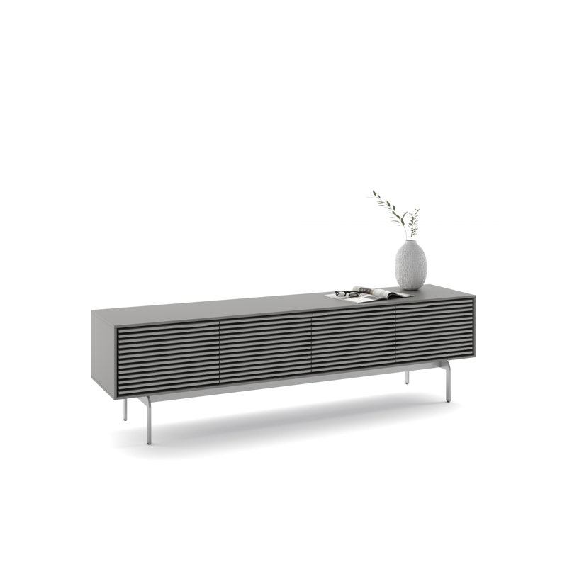 Align Media Console, Ebonized Ash, 23”H x 81”L x 18”W