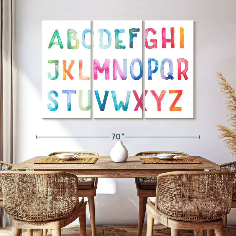 Keiri Alphabet, 24" H x 38" W