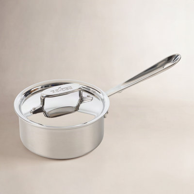 All-Clad D5 Stainless® Brushed Saucepan with Lid