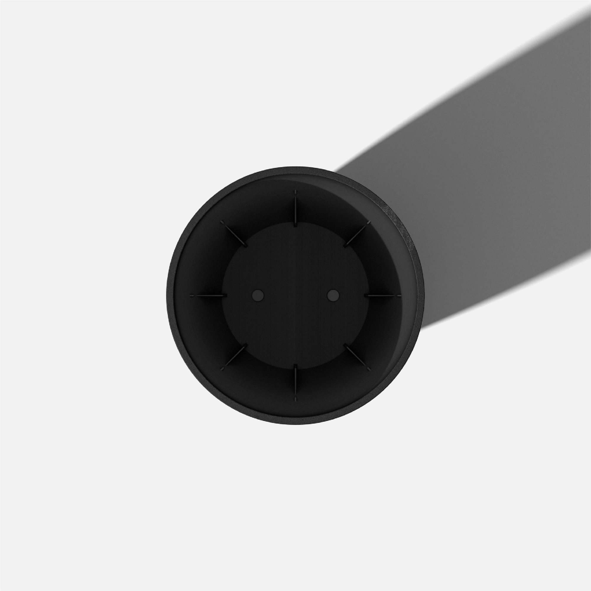 Mason Series Selena Planter, 2, Black