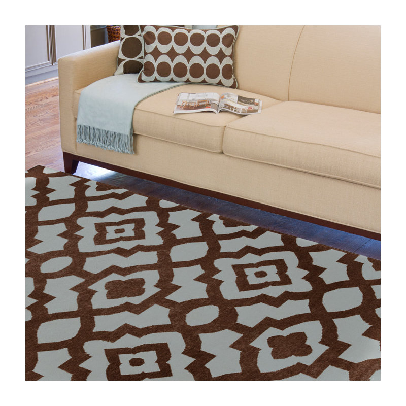 Wapping Wool Geometric Indoor Rug, Runner 2'6" x 8'