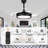 Gerede 36" Integrated LED Retractable Ceiling Fan-598517738