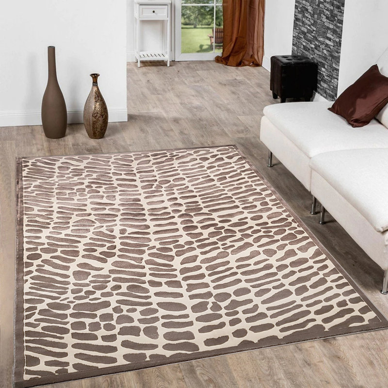 Sasha Camouflage 160cm X 220cm Area Rug