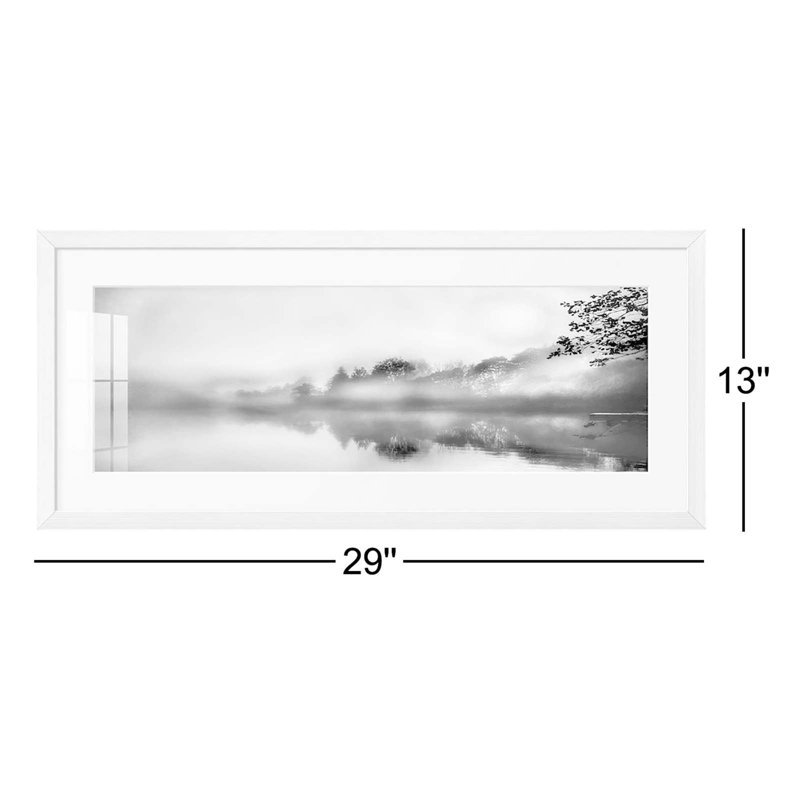 Impression de cadre photo sur papier, Noir