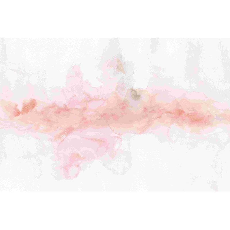Rainbow Seeds abstrait gris rosé, H 32 po x l 48 po
