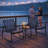 2 Person Outdoor Seating Set with metal Frame and Duurable Mesh Fabric ,3 Piece Set-113688886
