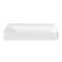 DeerValley 23.82" L x 18.9" W x 6.69" H White Rectangular Vitreous China Drop-in Bathroom Sink with Overflow
