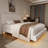 Boucle Floating Bed With Light,Queen-700096298