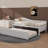 Twin-Size Upholstered L-Shaped Sofa Bed With An Elevating Trundle-1422531626