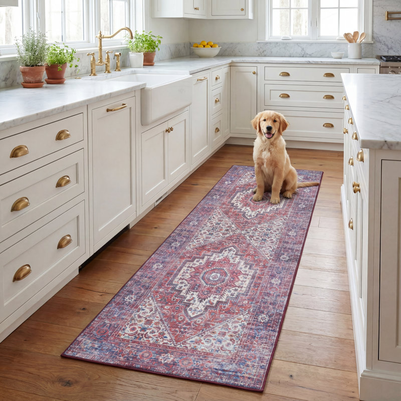 Tucson Performance Machine Washable Oriental Rug, Runner 2'6" x 8'