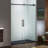 Frameless Single Sliding Shower Doors, 44-48" W X 76" H With 5/16" Clear Tempered Glass And Explosion-Proof Film-102630232