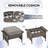 Emilka Wicker Outdoor 2pcs Ottoman with Soft Cushion-909906995