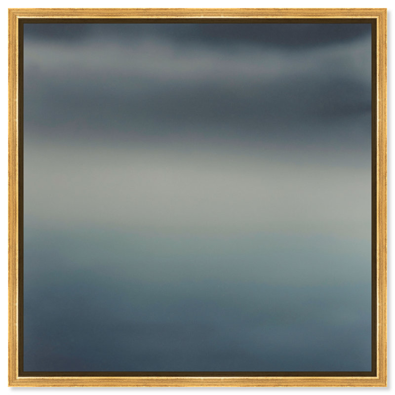 Décoration de bureau Hazy View I , 17"H x 17"W, Gold Frame