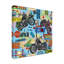 « motocycle map », art sur toile-31333018