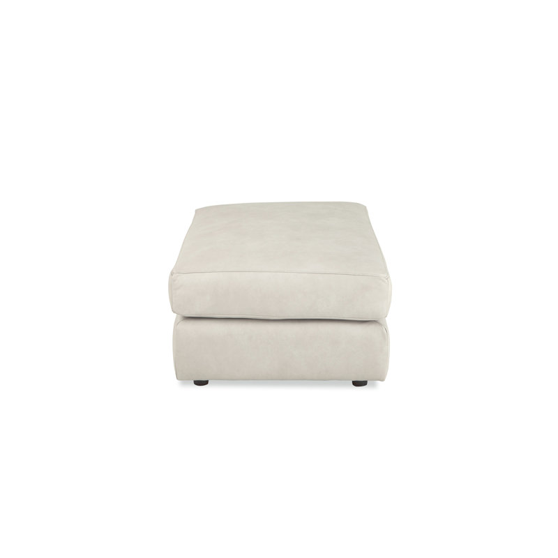 Square Ottoman, Cream