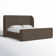 SOPHIA Upholstered Wingback Storage Bed