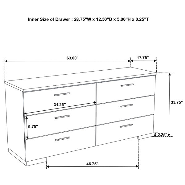 Dimensions du produit