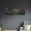 Luxe Wall Art «Holly Patterns With Black Fond 1» par Momart-106418030