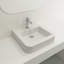 Lavabo de salle de bain carré double en argile réfractaire 19,69 "BOCCHI Parma-28603524