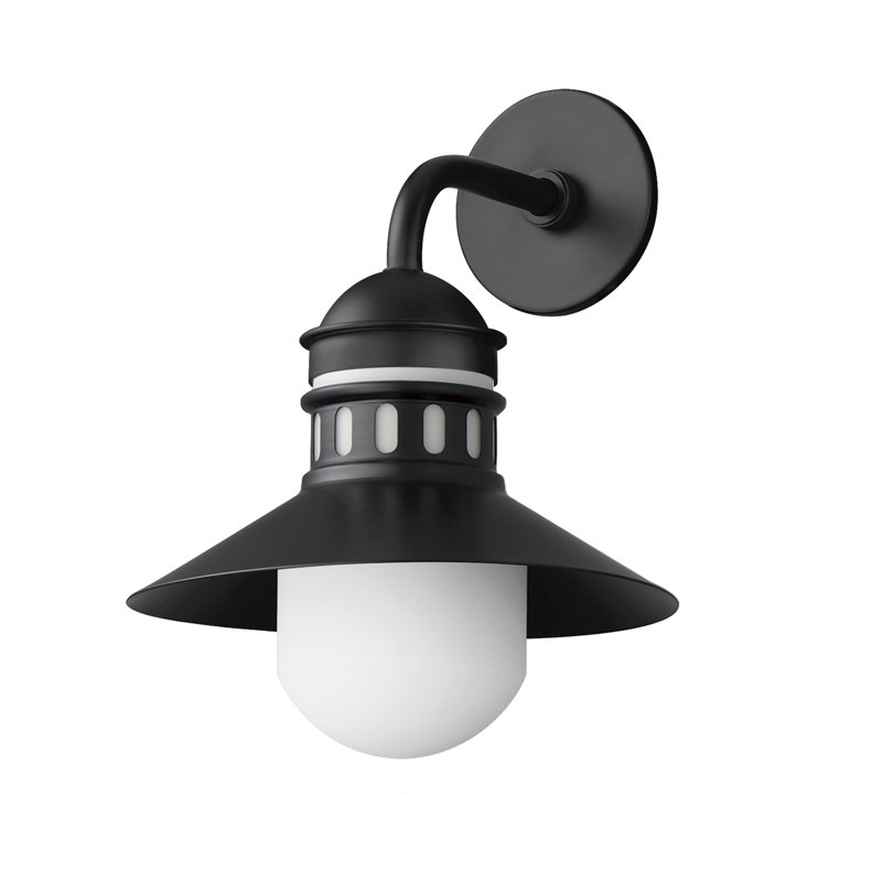 Applique murale en aluminium Elenore Clarendon, Noir, H 16,75 po x l 12 po x P 13,25 po