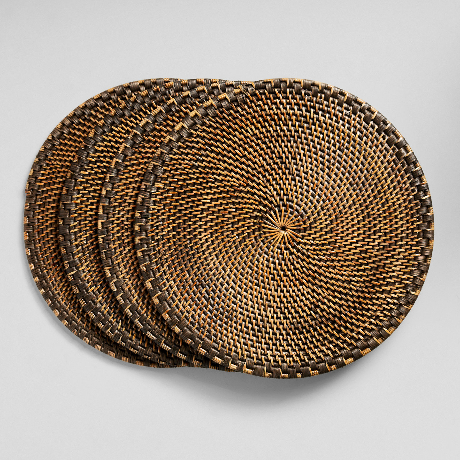 Zadia Jute/Rattan Charger Plate, Brown