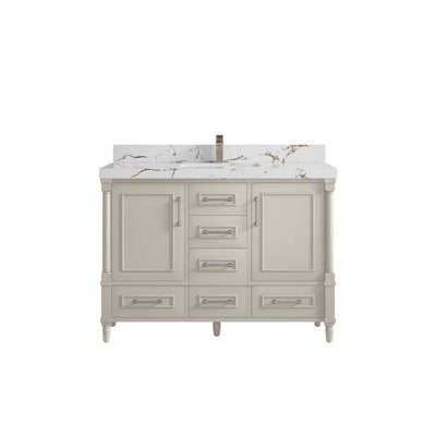 Meuble-lavabo simple avec comptoir 48 po Aberdeen