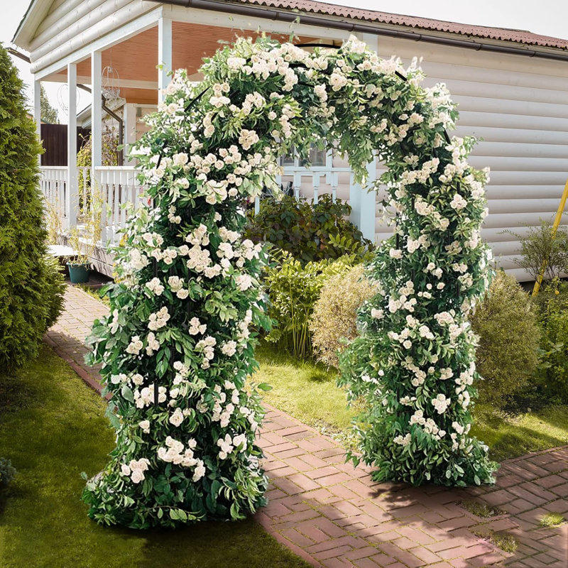 Tonnelle de jardin, arche pour la fête de mariage, treillis de jardin en acier pour grimper aux plantes