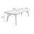Nut-brown Rectangular Solid Wood Dining Table-1254118974
