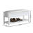 Bench with Shoe Storage White