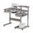 Techni Mobili Complete Computer Workstation Desk,-114223815
