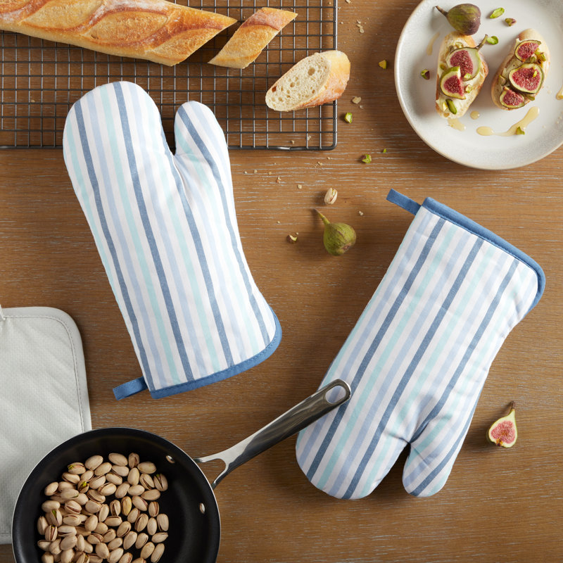 Gant de cuisine Martha Stewart Daisy, Bleu