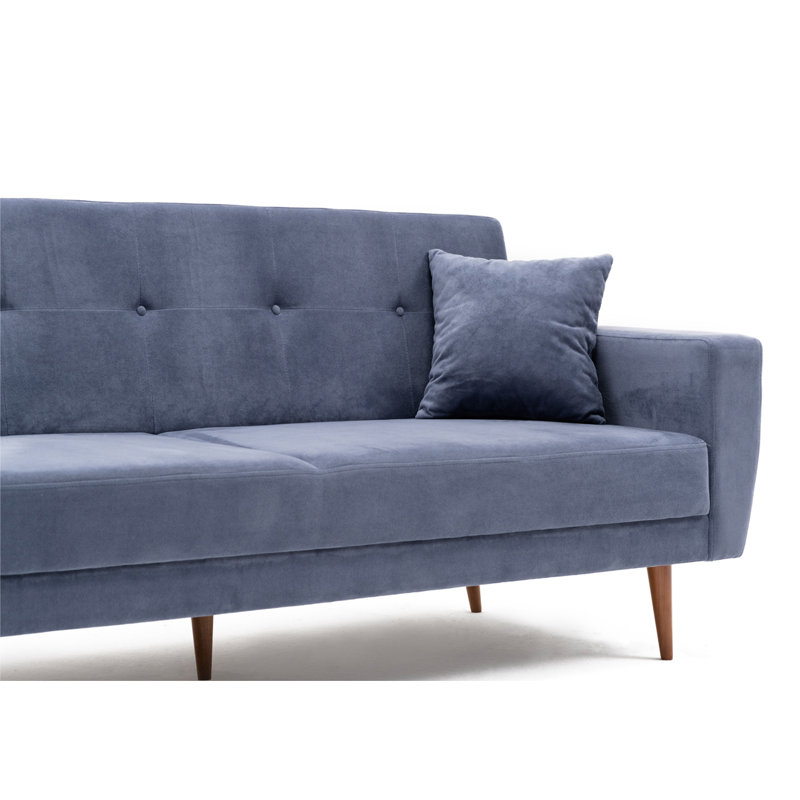 Upholstered 85'' Sleeper Sofa, Gray