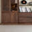 High quality black walnut solid wood bookcase