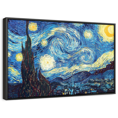 Nuit étoilée, reproduction sur toile