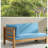 OANA CORNER BENCH-L, BLUE
