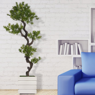 Panama 59" Artificial Bonsai Tree in Planter
